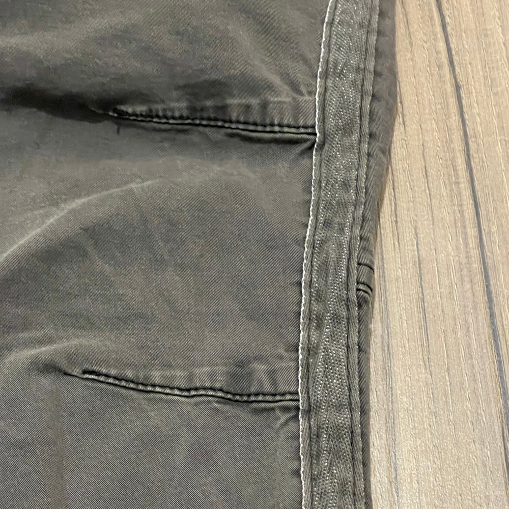 Lucky Brand The Cargo Gray Utility Pants Slim Straight Leg Womens Size 4 27 - Picture 10 of 13